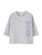 BOSS Бебешка памучна блуза с дълъг ръкав