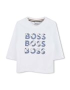 BOSS Бебешка памучна блуза с дълъг ръкав