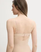 BOSS Боди BODYSUIT B.BODY в бежово с изчистен дизайн 50535810