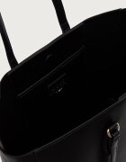 BOSS чанта tote дамска от имитация на кожа Sandy New Tote 10283663 черна 50573533