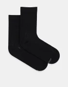 BOSS Чорапи (2 чифта) 2P RS Ribbed CC W в черно 50534275