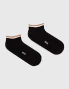 BOSS чорапи мъжки 2P AS Uni stripe CC 2 броя черни 50491192