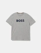 BOSS Детска памучна тениска