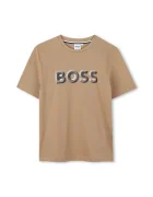 BOSS Детска памучна тениска