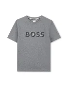 BOSS Детска памучна тениска