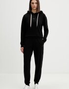 BOSS домашен комплект дамски CP Stripe_Long Set черен 50575927