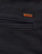 BOSS Orange панталон чино мъжки от памук с еластан Chino_slim черен 50510933