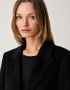 BOSS палто дамско от вълна Classin1 черно 50574982