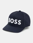 BOSS Памучна шапка с козирка Sevile