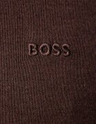 BOSS пуловер мъжки от вълна H-Leno-L кафяв 50571914