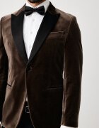 BOSS сако с едноредно закопчаване мъжко от кадифе H-Hutson-Tux-Pk-264 зелено 50571975