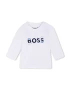 BOSS спортен анцуг за бебе с памук тъмносин J53307
