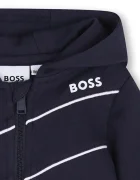 BOSS спортен анцуг за бебе с памук тъмносин J53307