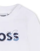 BOSS спортен анцуг за бебе с памук тъмносин J53307
