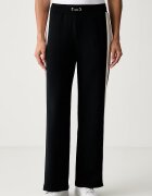 BOSS спортен панталон дамски с модал TONE_Pants черен с висока талия 50566103