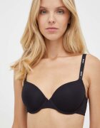 BOSS сутиен с вискоза UNDERWIRE BRA CI черен 50502738
