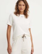 BOSS тениска дамска от памук с еластан CI T-Shirt бежова 50510322