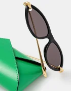 Bottega Veneta слънчеви очила дамски черни