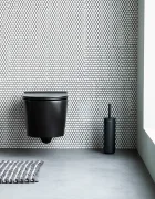 Brabantia Четка за тоалетна MindSet в черно