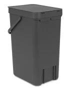 Brabantia Кошче за боклук Sort & Go 16 L в сиво 109966