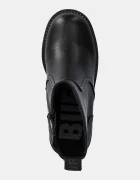 Buffalo Боти Killah Zip Boot Mid в черно с дебел ток 1622374-BLK