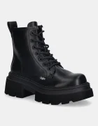 Buffalo Кубинки Mave Lace Up в черно с платформа 1622616-BLK