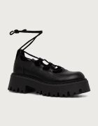 Buffalo половинки обувки дамски Aspen Ghillie черни 16439-BLK
