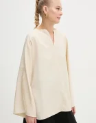 By Malene Birger Блуза в бежово с изчистен дизайн