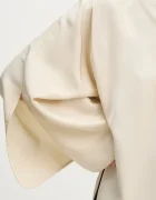 By Malene Birger Блуза в бежово с изчистен дизайн