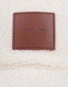 Calvin Klein бейзболна шапка дамска от полар бежова LV04F5096G