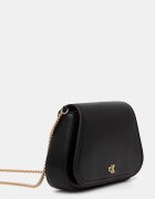 Calvin Klein чанта crossbody дамска от имитация на кожа черна LV04F1153G