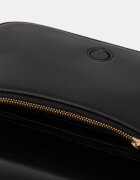 Calvin Klein чанта crossbody дамска от имитация на кожа черна LV04F1153G