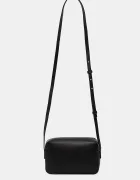 Calvin Klein чанта crossbody дамска от имитация на кожа черна LV04F3276G