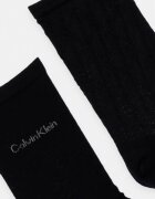 Calvin Klein дамски чорапи 2 броя черни 701237676