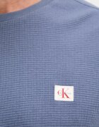 Calvin Klein Jeans блуза с дълги ръкави мъжка с памук синя LV040EM217