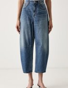 Calvin Klein Jeans дънки barrel дамски сини LV047G748G