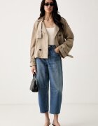 Calvin Klein Jeans дънки barrel дамски сини LV047G748G