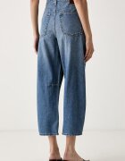 Calvin Klein Jeans дънки barrel дамски сини LV047G748G