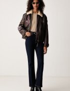 Calvin Klein Jeans дънки bootcut дамски тъмносини LV047H765G