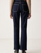 Calvin Klein Jeans дънки bootcut дамски тъмносини LV047H765G