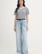 Calvin Klein Jeans дънки wide leg дамски сини LV047F662G