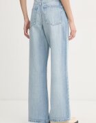 Calvin Klein Jeans дънки wide leg дамски сини LV047F662G