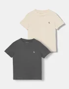 Calvin Klein Jeans Детска памучна тениска (2 броя)