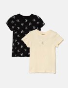 Calvin Klein Jeans Детска памучна тениска (2 броя)