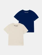 Calvin Klein Jeans Детска памучна тениска (2 броя)
