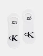 Calvin Klein Jeans къси чорапи мъжки с памук 2 броя бели 701228809