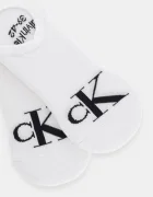 Calvin Klein Jeans къси чорапи мъжки с памук 2 броя бели 701228809