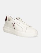 Calvin Klein Jeans Кожени маратонки YW0YW00823 CHUNKY CUPSOLE MONOLOGO W