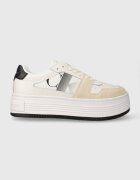 Calvin Klein Jeans Маратонки BOLD FLATF LOW LACE MIX NBS SAT