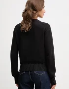 Calvin Klein Jeans Памучен пуловер в черно LV047D352G